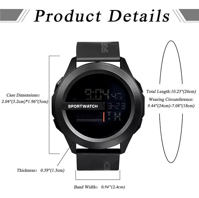 💥 RELOJ SPORTWATCH PARA HOMBRE ⌚ DISEÑO DEPORTIVO, DURABILIDAD Y TECNOLOGÍA EN TU MUÑECA 🏆.