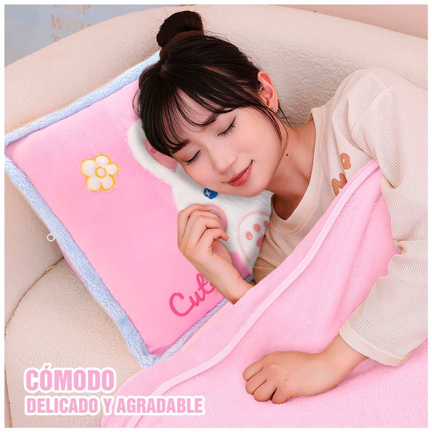 COJĂN MANTA 3 EN 1 đïžđŸ ABRIGO, COMODIDAD Y ESTILO EN UN SOLO PRODUCTO