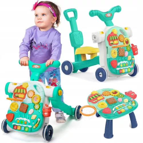 🚼 CAMINADOR MUSICAL PARA BEBÉ 3 EN 1: ¡LO MEJOR PARA SUS PRIMEROS PASOS! 👣💫