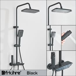 🚿 DUCHA PREMIUM ✨ CON DISEÑO CONTEMPORÁNEO 🖤 Y FUNCIONES AVANZADAS 💡💦