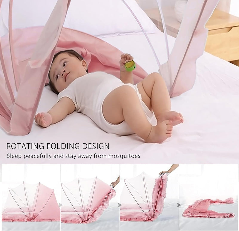 💫MOSQUITERO TOLDILLO PARA BEBÉ – DESCANSO SEGURO Y CÓMODO ✨