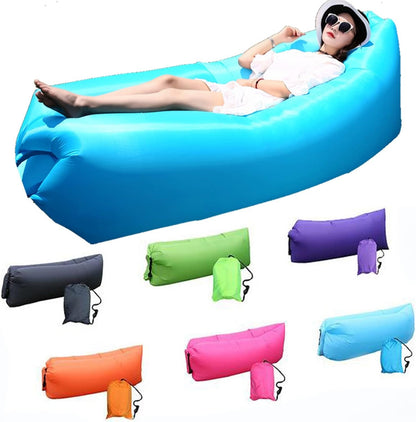🌬️💨 SOFÁ INFLABLE PORTÁTIL – DESCANSO DONDE QUIERAS 🛋️
