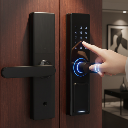 Cerradura Inteligente Premium Chapa con huella Dactilar y codigo