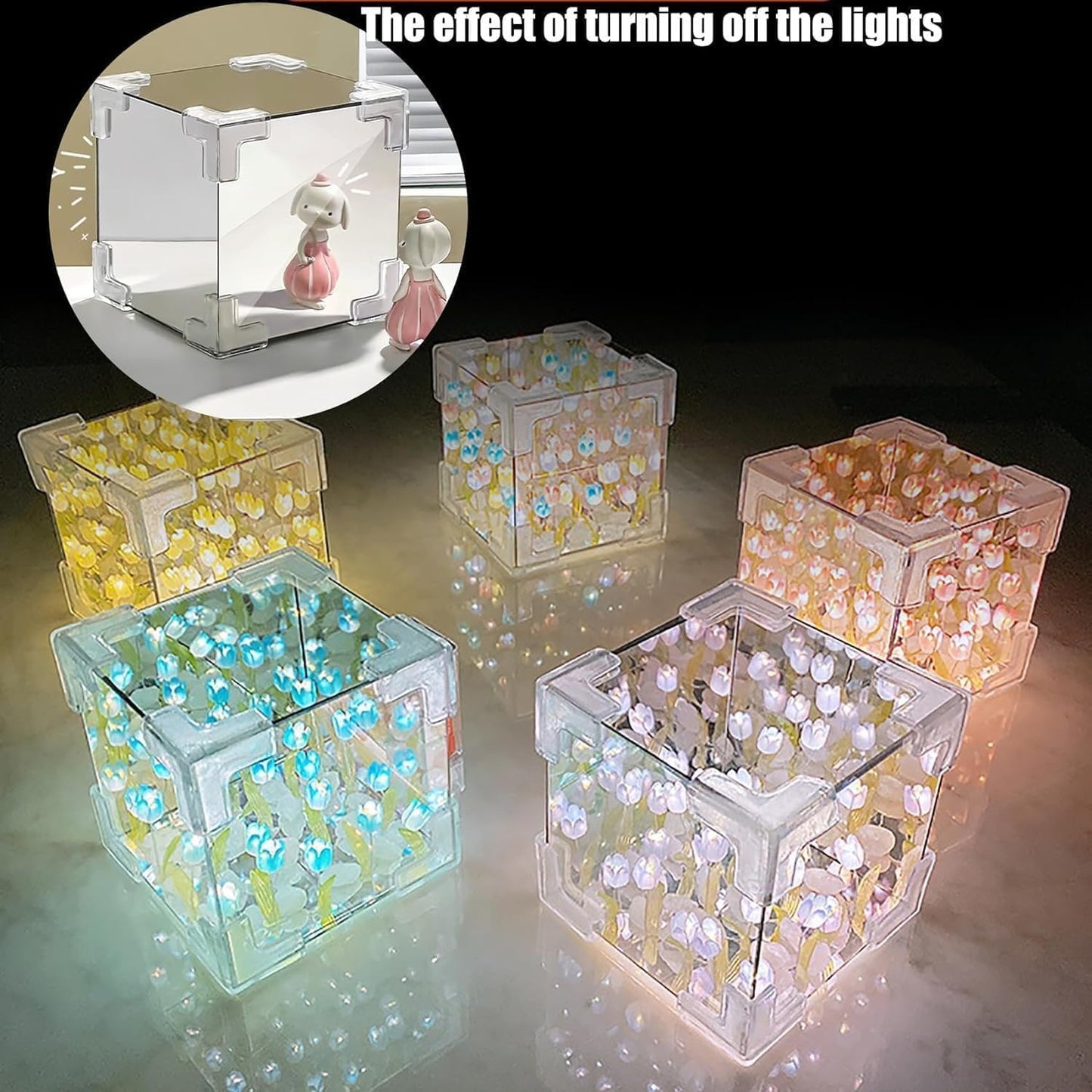 🌷 LÁMPARA TULIPÁN – LUZ MÁGICA PARA TU ESPACIO 💡.