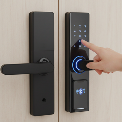Cerradura Inteligente Premium Chapa con huella Dactilar y codigo