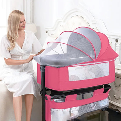 🛏️💗 CUNA COLECHO MECEDORA – DESCANSO, PRÁCTICA Y AMOR EN UN SOLO DISEÑO 🍼🌙