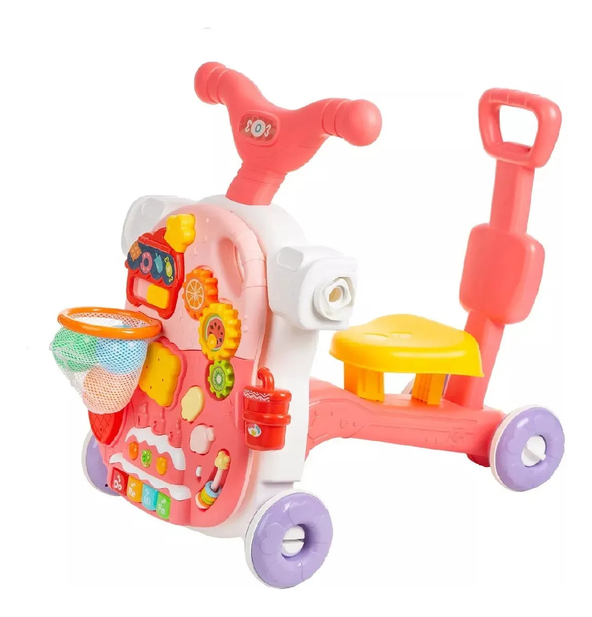 🚼 CAMINADOR MUSICAL PARA BEBÉ 3 EN 1: ¡LO MEJOR PARA SUS PRIMEROS PASOS! 👣💫