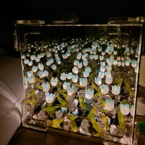 🌷 LÁMPARA TULIPÁN – LUZ MÁGICA PARA TU ESPACIO 💡.