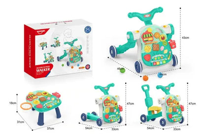 🚼 CAMINADOR MUSICAL PARA BEBÉ 3 EN 1: ¡LO MEJOR PARA SUS PRIMEROS PASOS! 👣💫
