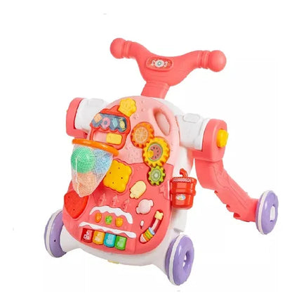 🚼 CAMINADOR MUSICAL PARA BEBÉ 3 EN 1: ¡LO MEJOR PARA SUS PRIMEROS PASOS! 👣💫