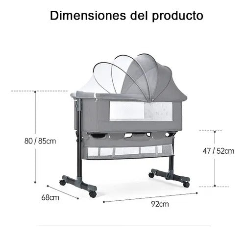 🛏️💗 CUNA COLECHO MECEDORA – DESCANSO, PRÁCTICA Y AMOR EN UN SOLO DISEÑO 🍼🌙