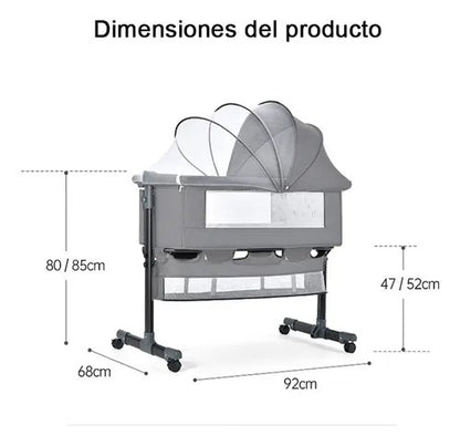 🛏️💗 CUNA COLECHO MECEDORA – DESCANSO, PRÁCTICA Y AMOR EN UN SOLO DISEÑO 🍼🌙