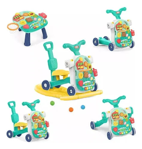 🚼 CAMINADOR MUSICAL PARA BEBÉ 3 EN 1: ¡LO MEJOR PARA SUS PRIMEROS PASOS! 👣💫