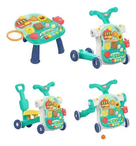 🚼 CAMINADOR MUSICAL PARA BEBÉ 3 EN 1: ¡LO MEJOR PARA SUS PRIMEROS PASOS! 👣💫