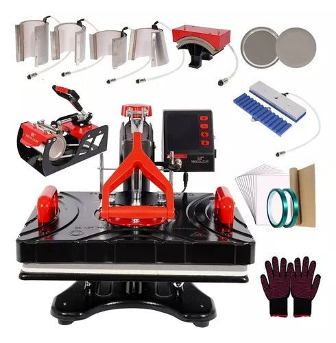 🔥 SUBLIMADORA MULTIFUNCIONAL 8 EN 1 – PRECISIÓN Y VERSATILIDAD EN CADA IMPRESIÓN 🎨✨