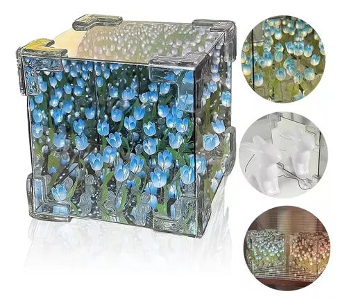 🌷 LÁMPARA TULIPÁN – LUZ MÁGICA PARA TU ESPACIO 💡.