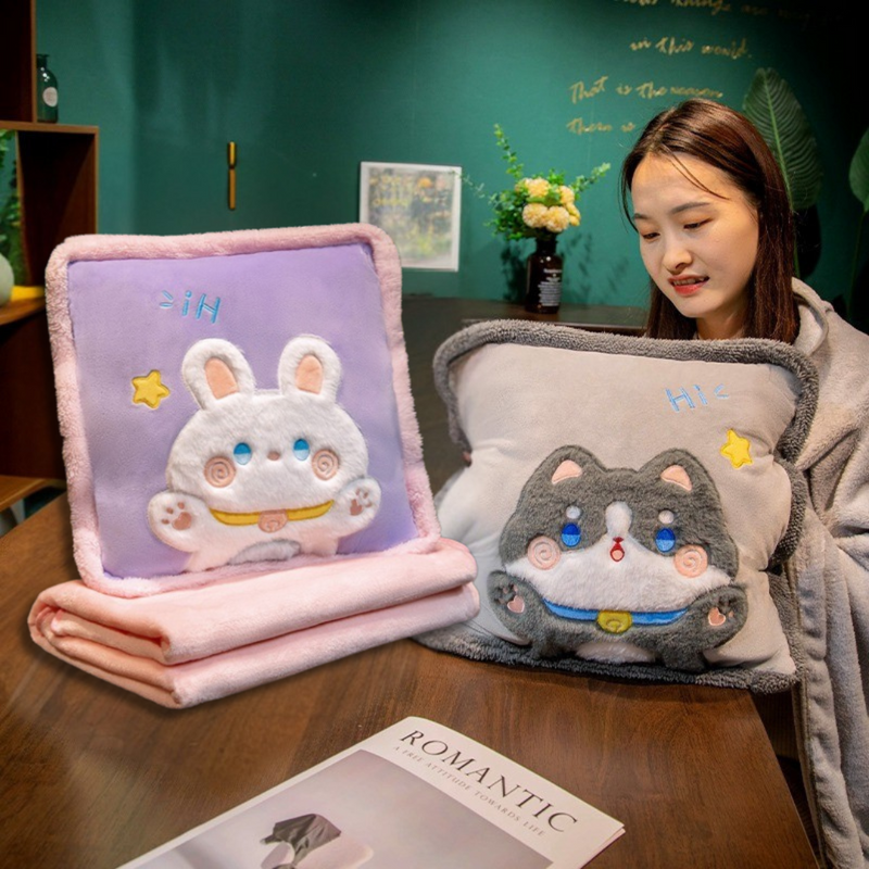 COJÍN MANTA 3 EN 1 🛋️🐾 ABRIGO, COMODIDAD Y ESTILO EN UN SOLO PRODUCTO