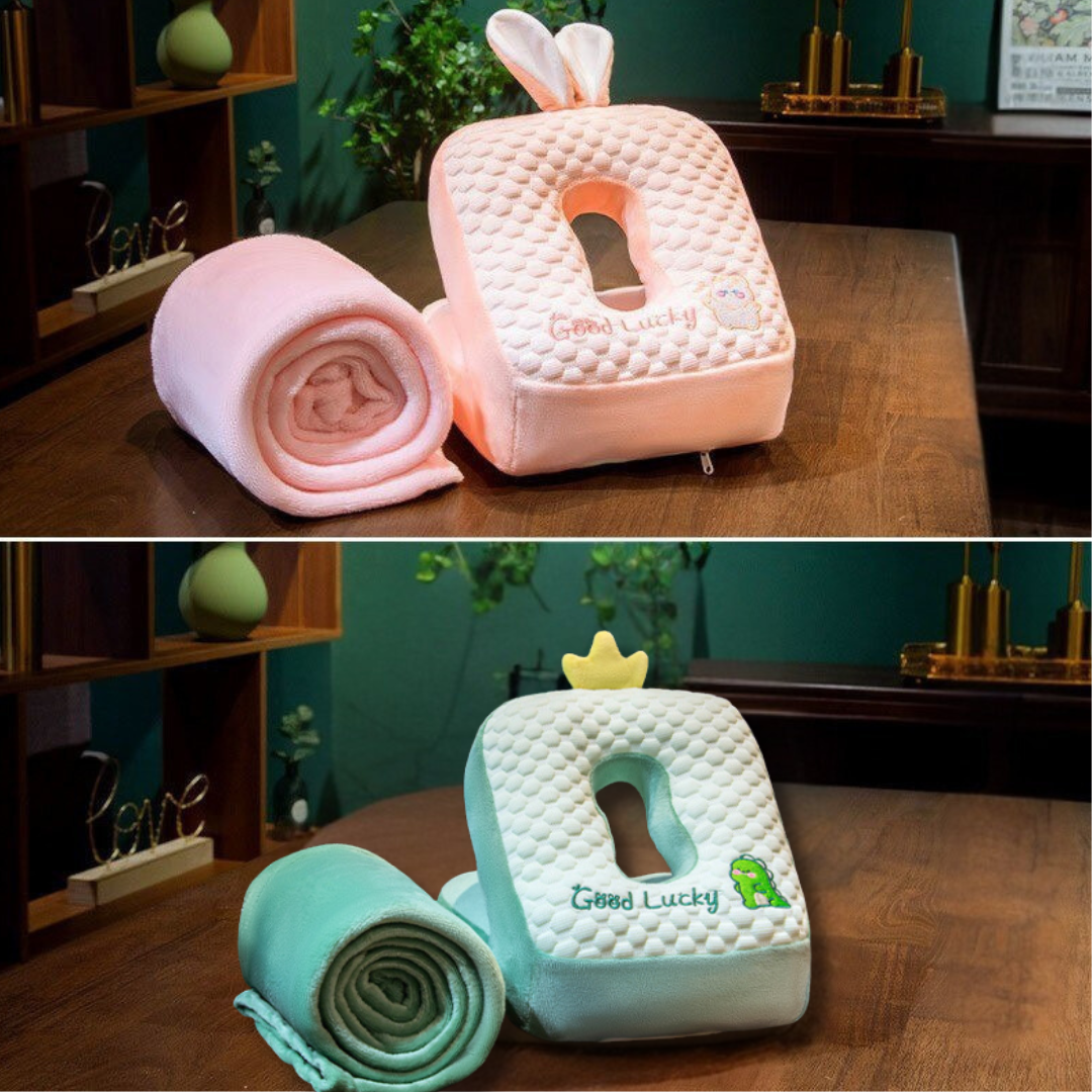 💖😴 ALMOHADA MULTIFUNCIONAL – CONFORT, TERNURA Y COMODIDAD🐰🌸 ✨🧸