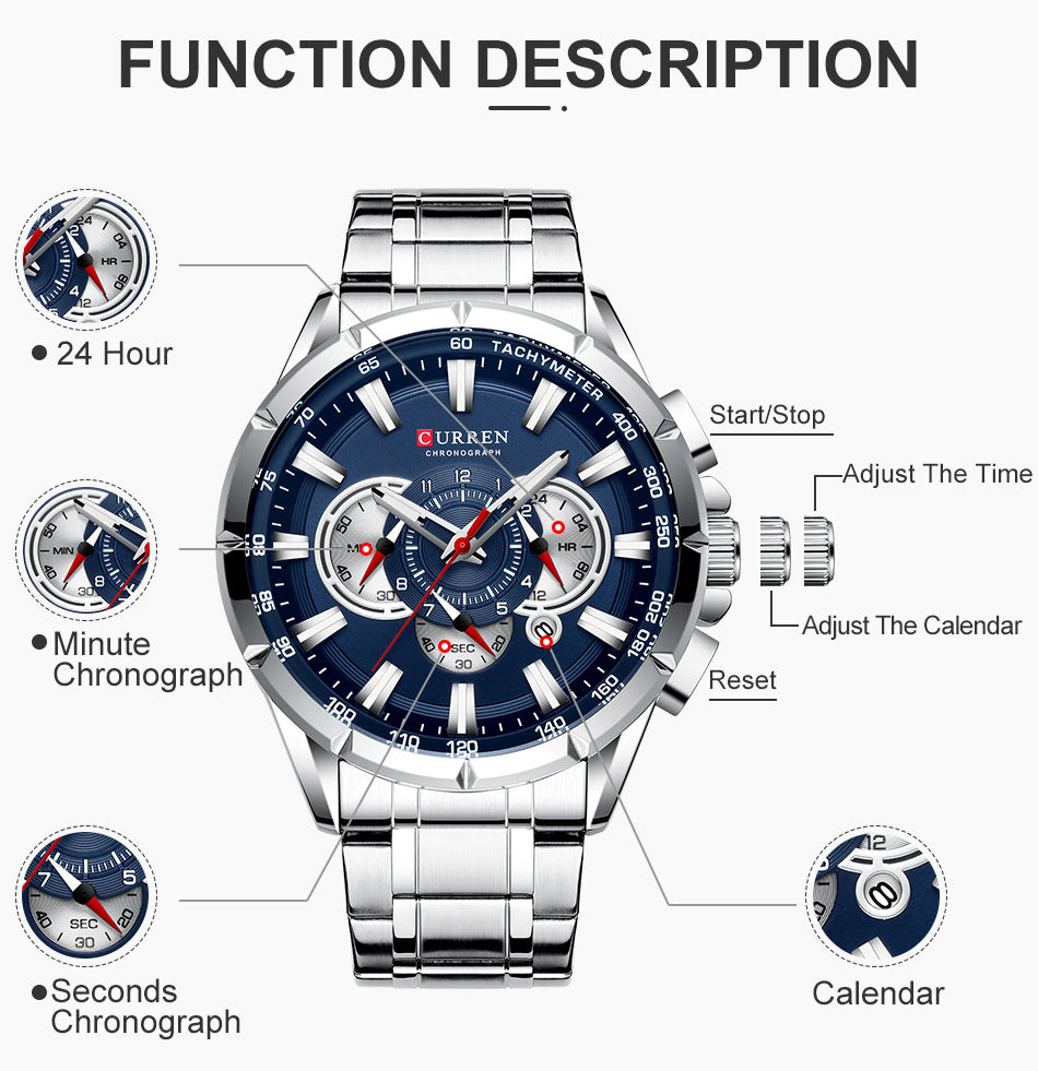 ⌚✨ RELOJ CURREN 8363 – PRECISIÓN, DISTINCIÓN Y ESTILO EN CADA DETALLE 🌟