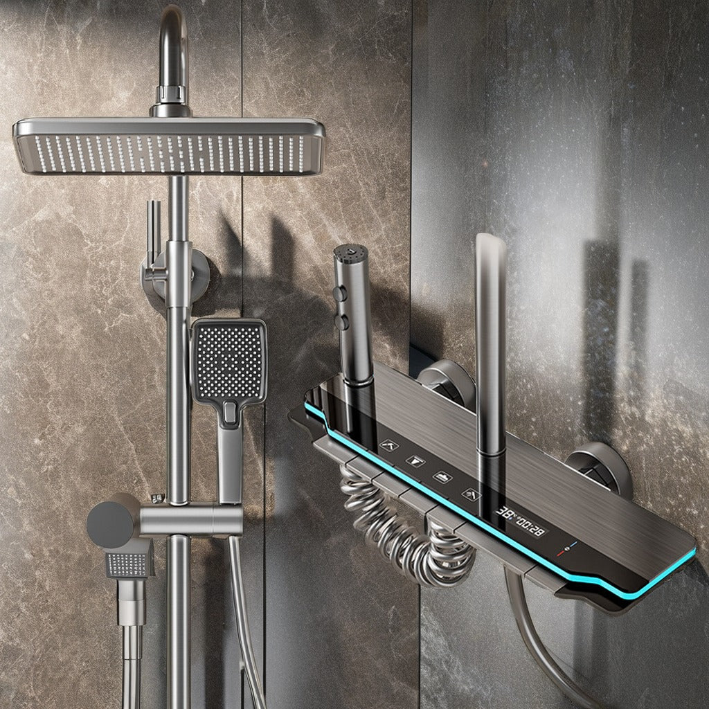 DUCHA PREMIUM CON LUZ LED ✨ – TECNOLOGÍA Y ESTILO EN TU BAÑO