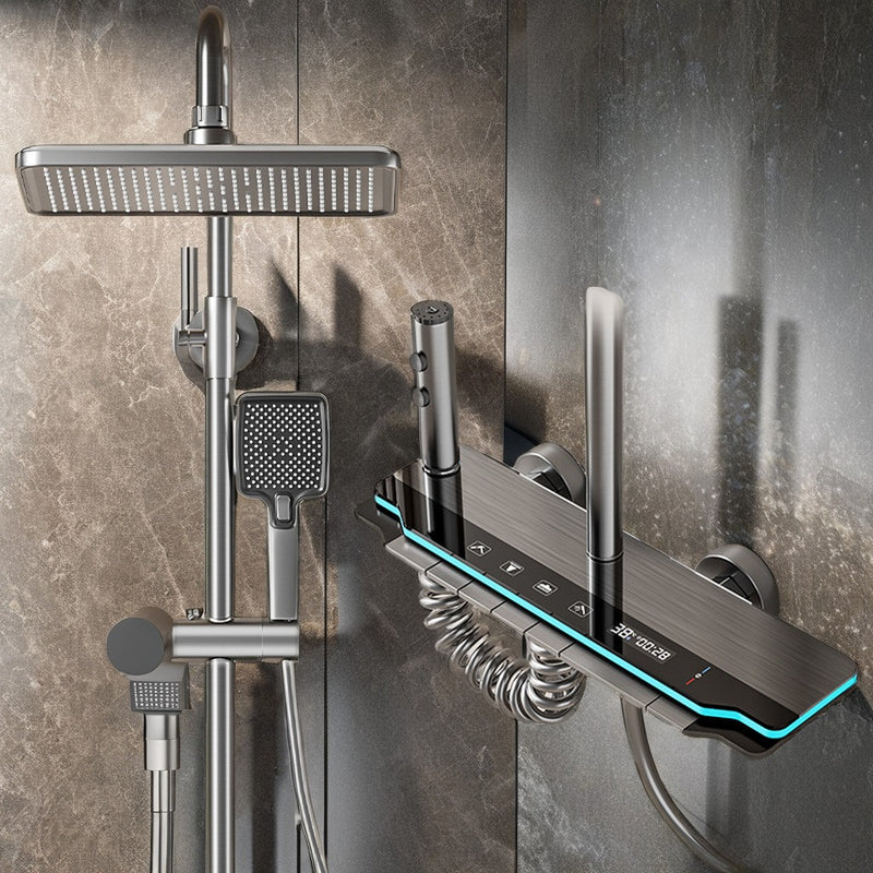 DUCHA PREMIUM CON LUZ LED ✨ – TECNOLOGÍA Y ESTILO EN TU BAÑO