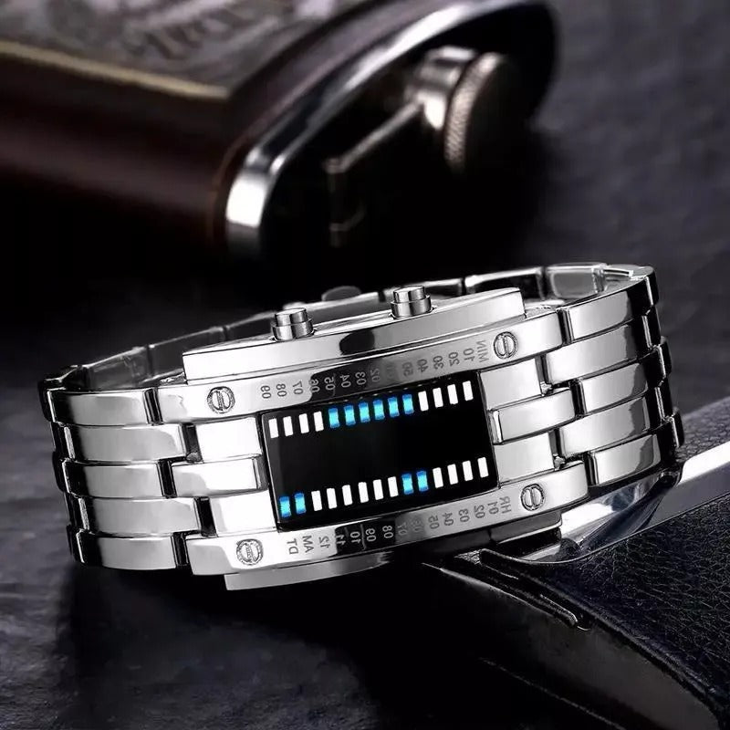 "RELOJ BINARIO: UNA NUEVA DIMENSIÓN DE MODERNIDAD Y ESTILO ⌚🔥" - GRAVIFLY CO SAS 