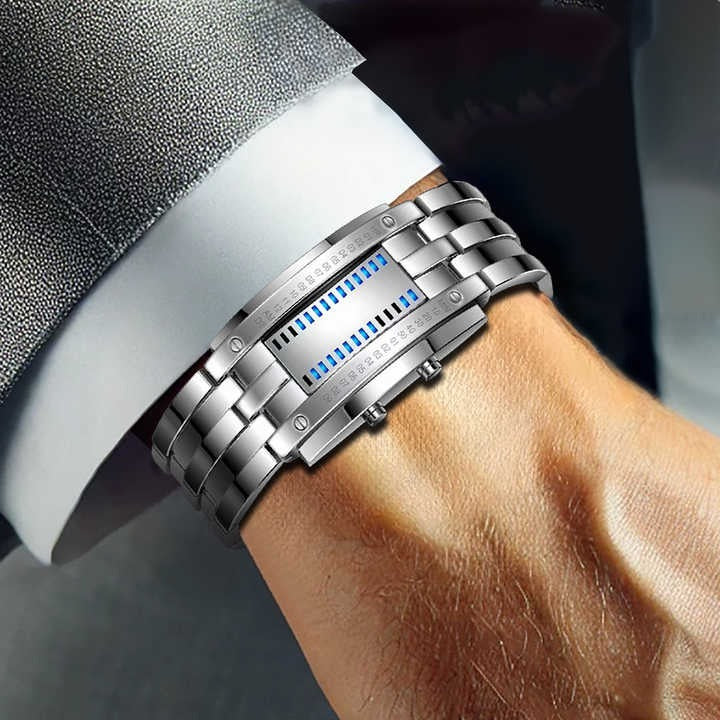 "RELOJ BINARIO: UNA NUEVA DIMENSIÓN DE MODERNIDAD Y ESTILO ⌚🔥" - GRAVIFLY CO SAS 