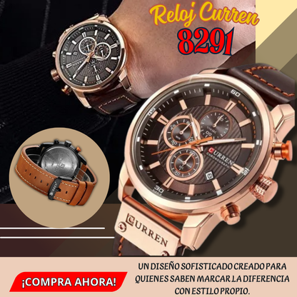 👑⌚ RELOJ CURREN 8291 – LA PIEZA QUE ELEVA TU ESTILO Y TU PERSONALIDAD 💼🌟