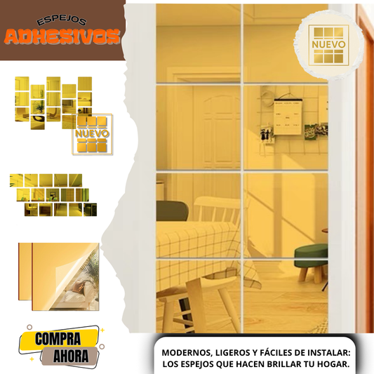 ✨ ESPEJOS ACRÍLICOS 3D – DETALLE MODERNO Y MINIMALISTA 💫