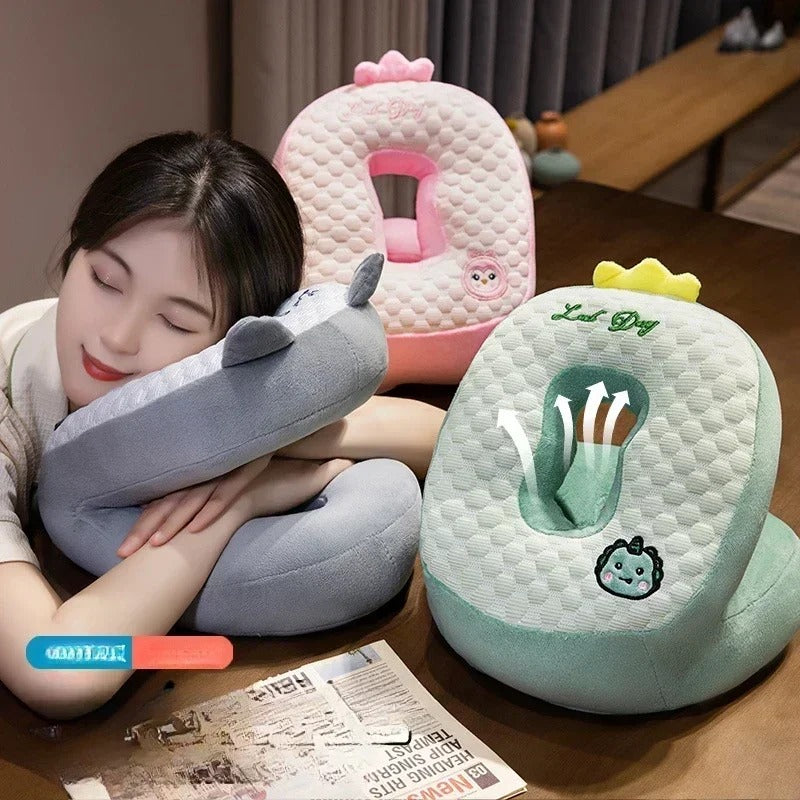 💖😴 ALMOHADA MULTIFUNCIONAL – CONFORT, TERNURA Y COMODIDAD🐰🌸 ✨🧸