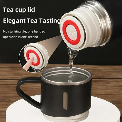 🔥 SET DE TERMO PREMIUM + 2 TAZAS – ELEGANCIA, RESISTENCIA Y CONFORT