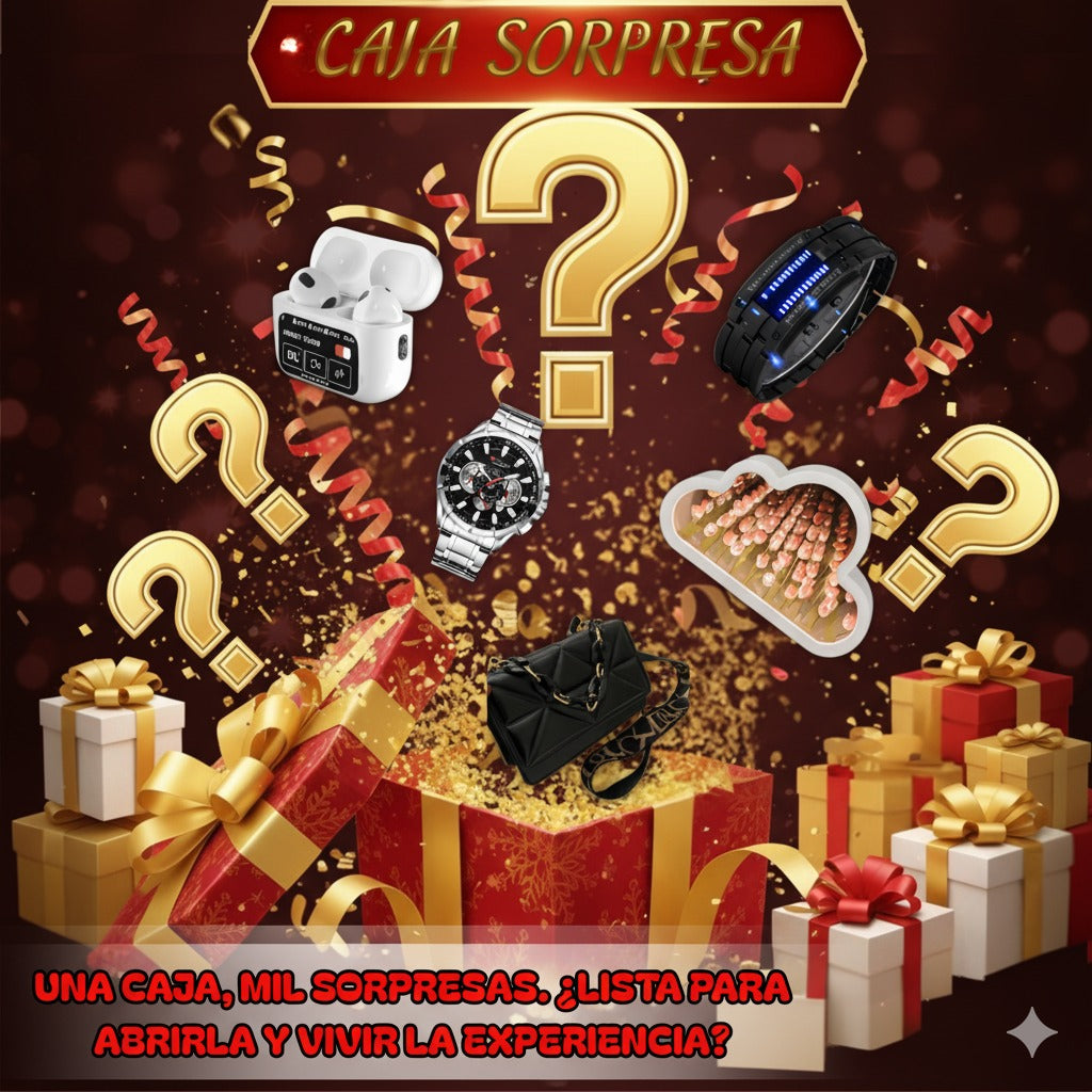 🎉 CAJA SORPRESA 🎁 DESCUBRE LO QUE TE ESPERA DENTRO: ¡EMOCIÓN Y SORPRESAS PARA TODOS! 💥