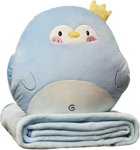 ALMOHADA COBIJA 🧣 MULTIFUNCIONAL ✨ 3 EN 1 – DESCANSO 🛋️, CALOR 🌙 Y COMODIDAD