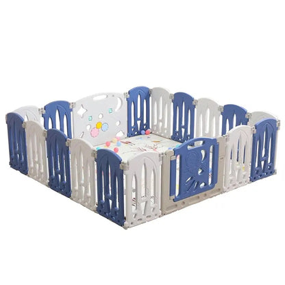 🌟 CORRAL INFANTIL PLEGABLE Y SEGURO 👶💙 – EL ESPACIO PERFECTO PARA JUGAR, CRECER Y EXPLORAR EN CASA 🏡✨