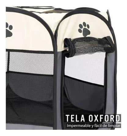 CORRAL PLEGABLE MULTIFUNCIONAL 🐾✨ FÁCIL DE ARMAR, PLEGAR Y TRANSPORTAR