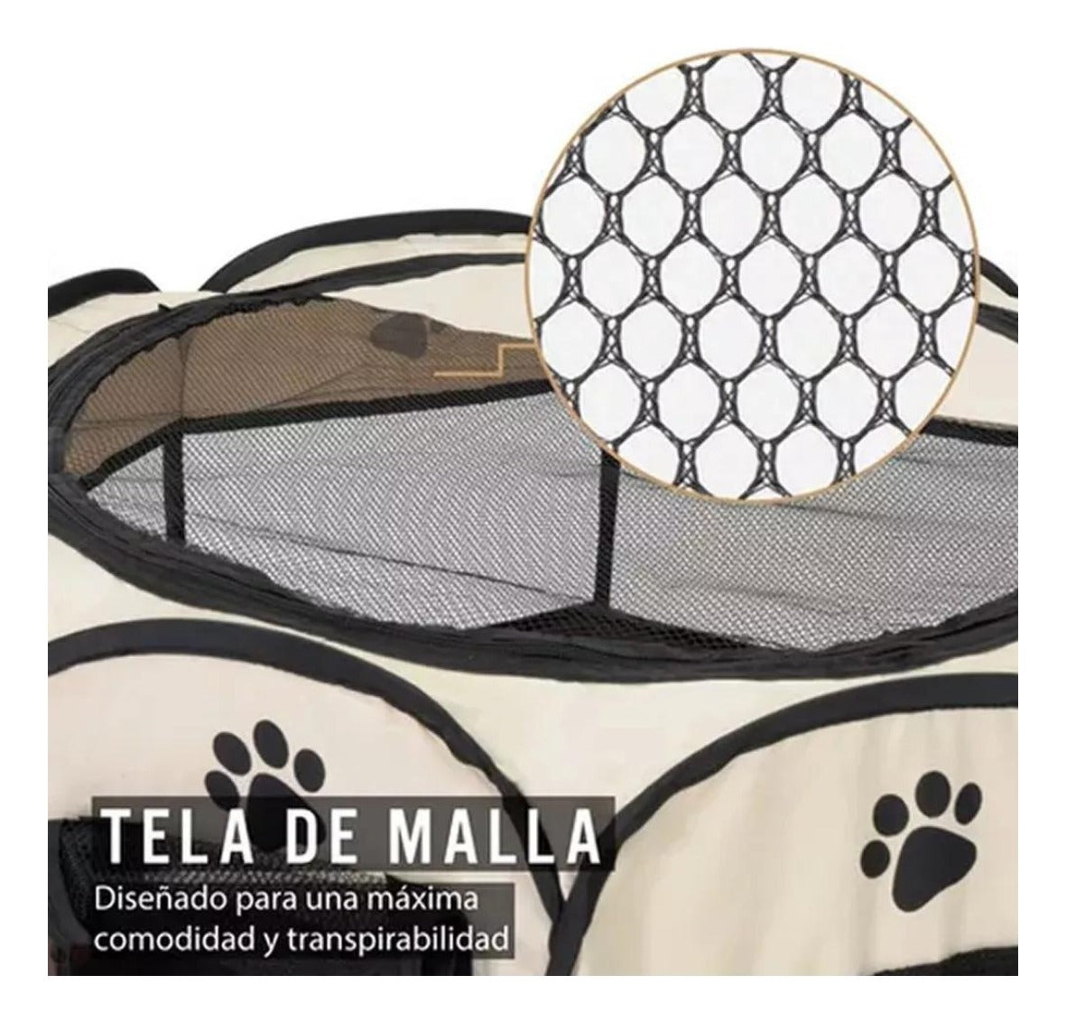 CORRAL PLEGABLE MULTIFUNCIONAL 🐾✨ FÁCIL DE ARMAR, PLEGAR Y TRANSPORTAR