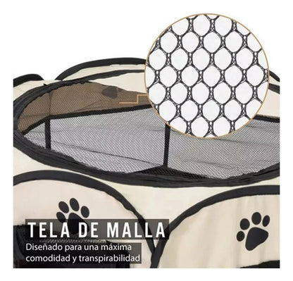 CORRAL PLEGABLE MULTIFUNCIONAL 🐾✨ FÁCIL DE ARMAR, PLEGAR Y TRANSPORTAR