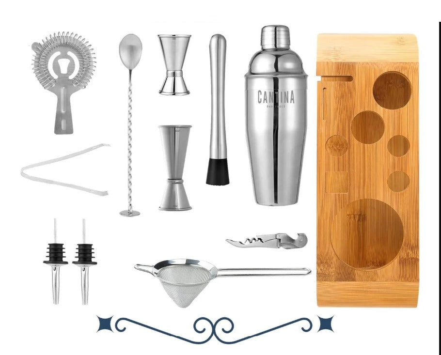 🍹 KIT DE COCTELERÍA PROFESIONAL – TODO PARA EL PERFECTO CÓCTEL 🍸