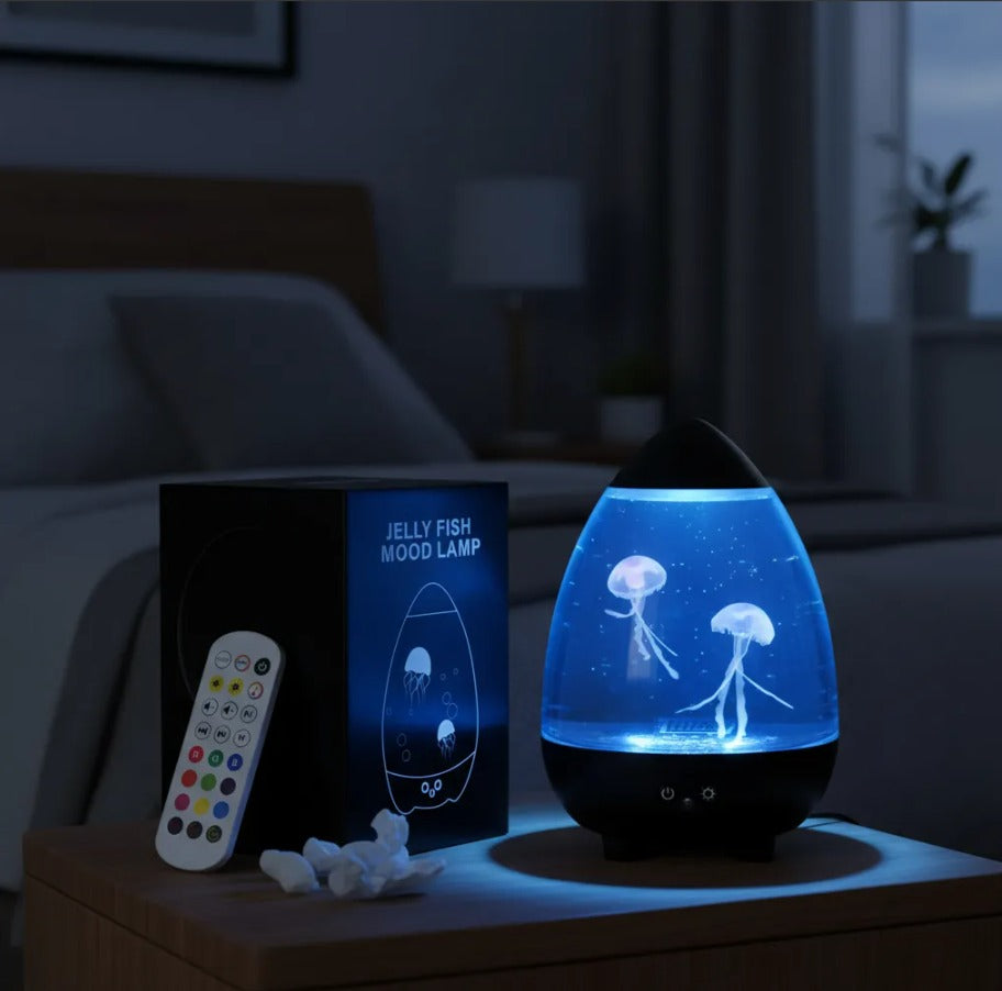 🎁LÁMPARA DE MEDUSAS – MAGIA, LUZ Y RELAJACIÓN PARA EL DIA A DIA🪼✨