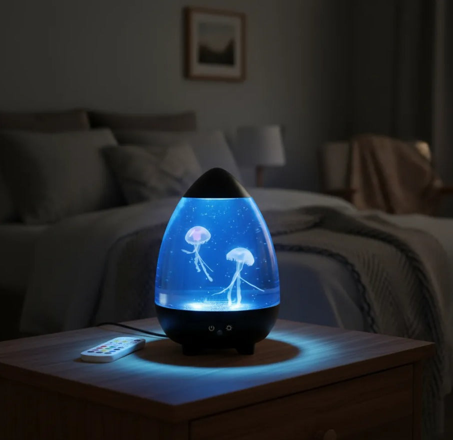 🎁LÁMPARA DE MEDUSAS – MAGIA, LUZ Y RELAJACIÓN PARA EL DIA A DIA🪼✨