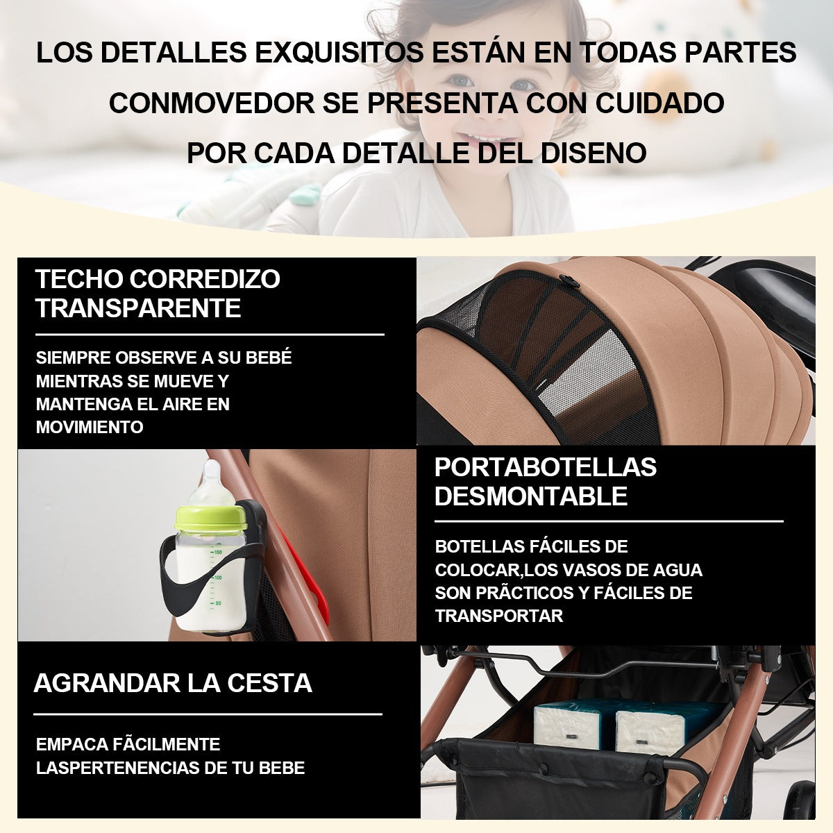 COCHE BEBE PASEO CONFORT👶🏼🍼