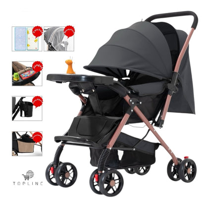 | Coche Paseador Plegable para Bebé con Parasol