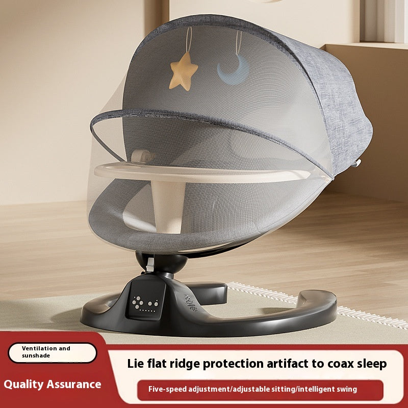 🌟 MECEDORA ELÉCTRICA 5 EN 1: SEGURIDAD, CONFORT Y VERSATILIDAD PARA TU BEBÉ 👶