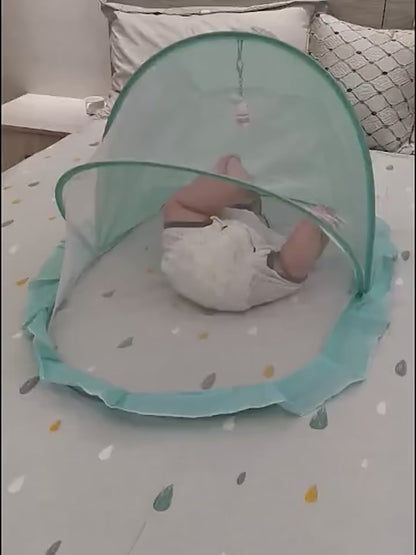💫MOSQUITERO TOLDILLO PARA BEBÉ – DESCANSO SEGURO Y CÓMODO ✨