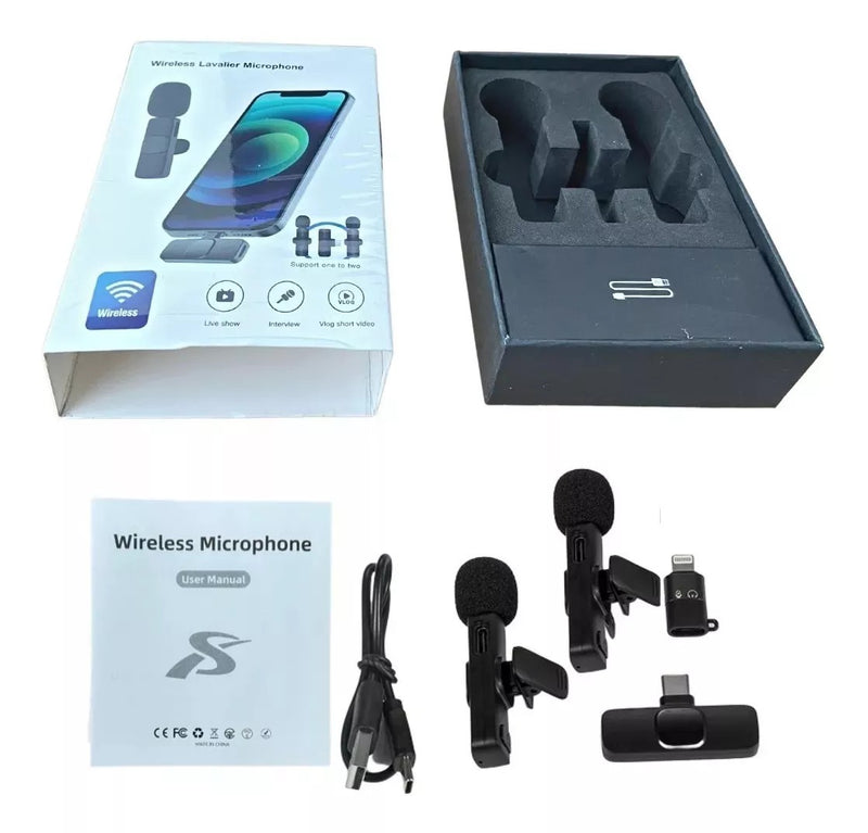 🎤 MICRÓFONOS INALÁMBRICOS DE SOLAPA 🎧 CALIDAD PROFESIONAL PARA GRABACIONES CLARAS Y NÍTIDAS EN CUALQUIER LUGAR 🔥 - GRAVIFLY CO SAS 