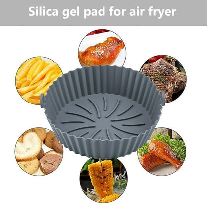 🍳 MOLDE EN SILICONA PARA FREIDORA DE AIRE 🥇 EL COMPLEMENTO PERFECTO PARA COCINAR SIN PREOCUPACIONES Y CUIDAR TU FREIDORA ⚡ - GRAVIFLY CO SAS 
