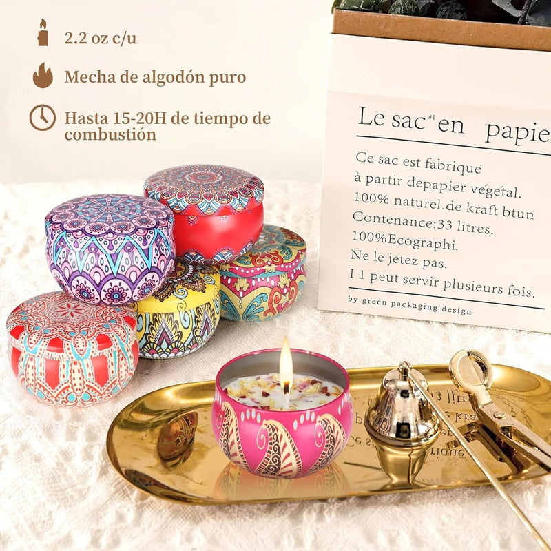 🕯️🌿 VELA AROMÁTICA – AMBIENTE PERFECTO, AROMA INCREÍBLE Y UN TOQUE DE CALIDEZ! 🌸💫 - GRAVIFLY CO SAS 