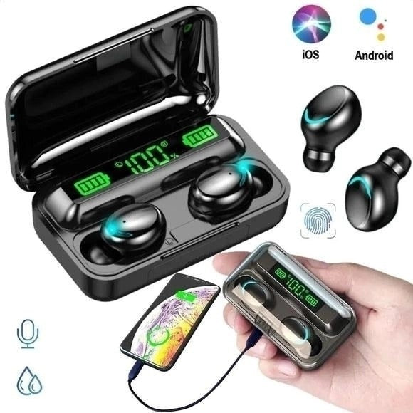 🔥 AUDÍFONOS IN-EAR INALÁMBRICOS F9, LOS MEJORES 🎧 SONIDO PRO, ESTUCHE INTELIGENTE Y BLUETOOTH 5.0 📡 - GRAVIFLY CO SAS 