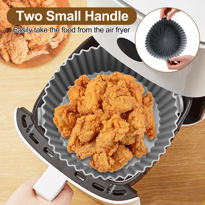 🍳 MOLDE EN SILICONA PARA FREIDORA DE AIRE 🥇 EL COMPLEMENTO PERFECTO PARA COCINAR SIN PREOCUPACIONES Y CUIDAR TU FREIDORA ⚡ - GRAVIFLY CO SAS 