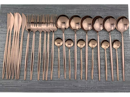 🍴SET DE CUBIERTOS PREMIUM: BRILLO Y DURABILIDAD EN CADA PIEZA 🍽️✨ - GRAVIFLY CO SAS 